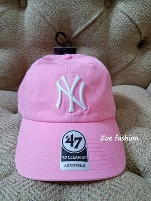 [玫瑰色預購] 洋基 NY棒球帽 均可調整頭圍 現貨不多熱賣中 [Zoe Fashion]