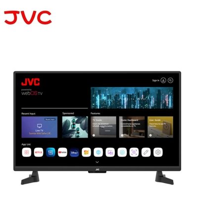 網路電視*免安裝第4台【JVC】32吋 AI語音 HD連網液晶顯示器《32GHD》AI遙控器