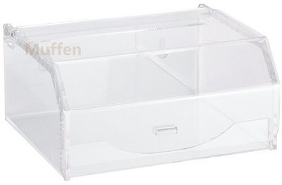 『MUFFEN沐雰衛浴』YR-316 平板式 壓克力 水晶透明面紙盒 壁掛式衛生紙架 衛生紙盒