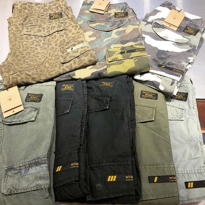 【希望商店】WTAPS JUNGLE STOCK 12AW 非目錄款豹紋水洗軍褲