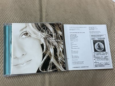 【李歐的音樂純】幾乎全新1999年CELINE DION ALL THE WAY A Decade of Song cd