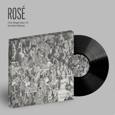 BLACKPINK ROSE 樸彩英 SOLO專輯 Rosé R lp黑膠唱片 海報