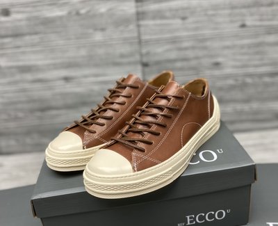 ECCO爱步男鞋新款舒適牛津鞋皮革休閒鞋39-44