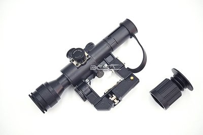 【BCS武器空間】4*26 A&amp;K / SVD / AK系列用狙擊鏡(紅色輔助光源)-通用AIM槍款-CHB085