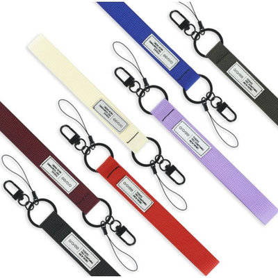 Araree - 運動手帶(7 種顏色)用於手機鑰匙圈支架/短手腕藍色紅色黑色紫色