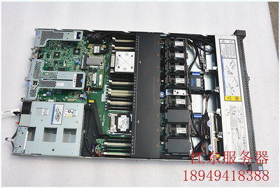 電腦零件聯想IBM X3550M5 1U機架式服務器M.2 x99靜音主機E5-2696V4 R630筆電配件