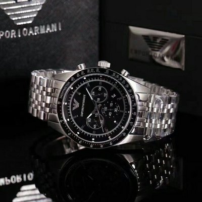 不正包退 海外代購正品亞曼尼Armani時尚男錶 AR5988石英男錶 多功能手錶 歐美時尚休閒潮流腕錶