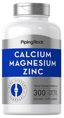 【活力小站】Piping Rock 現貨 Calcium Magnesium Zinc 鈣 鎂 鋅 300顆
