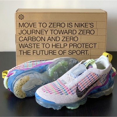 Nike Air VaporMax 2020 FK PIatinum  氣墊 灰藍 彩虹編織CJ6740-001潮鞋