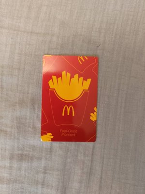 麥當勞McDonald`s逸品早期絕版甜心卡/早期麥當勞甜心卡/過期甜心卡
