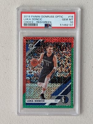2019-20 Donruss Optic Choice Red and Green #16 Luka Doncic