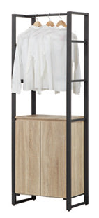 鴻宇傢俱~(YP)323-3 哈佛2.3尺梧桐色雙門單吊衣櫃 Y系列產品可另享折扣