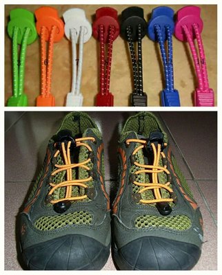 28色彈性鞋帶(含扣具）懶人鞋帶 免綁鞋帶 兒童鞋帶