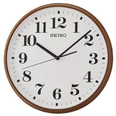 35公分 附發票 SEIKO 日本 精工 掛鐘 滑動式秒針 全新原廠公司貨 QXA697B 靜音 時鐘