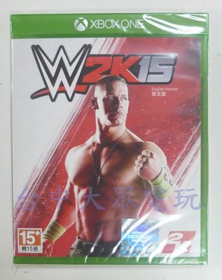 XBOX ONE 美國勁爆職業摔角 WWE 2K15 (英文版)**(全新未拆商品) 【台中大眾電玩】