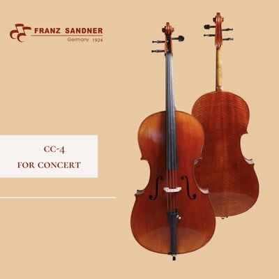 【現代樂器】贈好禮！德國法蘭山德 Sandner Cello 表演級 大提琴 CC-4 備有多種尺寸CC4