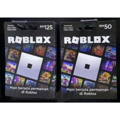 cilleの屋 Roblox Reload 卡 Roblox 卡 RM50 RM125 Robux Top Up 遊戲卡 Robl