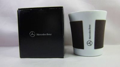 §Betty's日本古董&amp;精品雜貨§Mercedes-Benz賓士灰色咖啡杯~