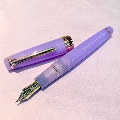 日本 寫樂 Sailor X 八文字屋 PG 21K 限定鋼筆 霧淞 紫水晶 樹冰