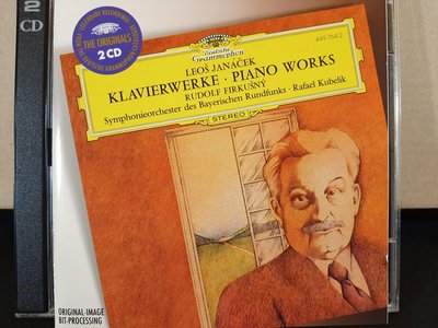 Firkusny,Janacek-Piano Works,弗庫斯尼，揚納傑克-鋼琴作品集，2CD,如新。