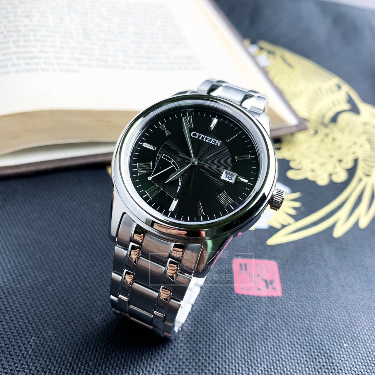 CITIZEN AW7001-98E 星辰Eco Drive 光動能復古經典男錶原廠公司貨