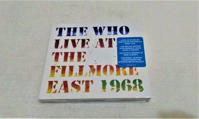 西洋:The Who[Live at the Fillmore East 1968]2018年全新未拆雙CD