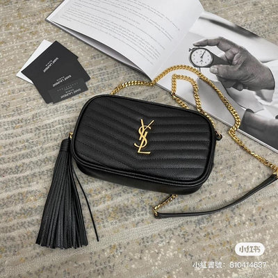 YSL Saint Laurent LOU粒面壓紋皮革迷你手袋 6125791GF011000