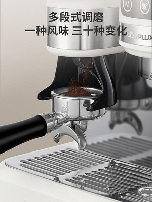 現貨 : 客浦CP290咖啡機意式全半自動家用小型打奶泡辦公室帶研磨一