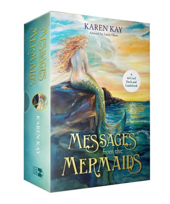 【預馨緣塔羅鋪】現貨正版美人魚智慧訊息卡Messages From The Mermaids(全新44張)