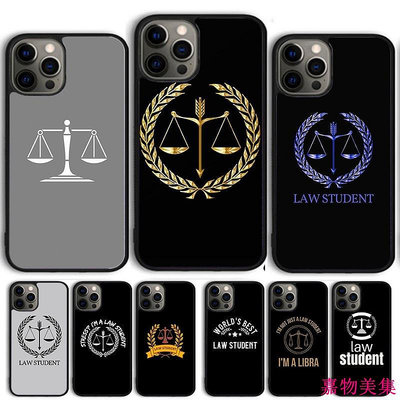 【滿299出貨】法律學生律師法官手機殼適用於 iPhone 13 12 Mini X XR XS Max 保護套適用於 Apple 11