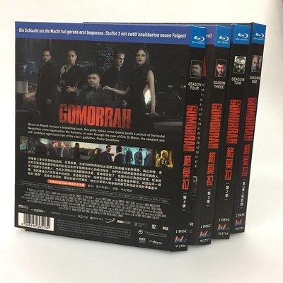 BD藍光碟 高清美劇 格莫拉 Gomorra 1-4季+電影版 5碟盒裝