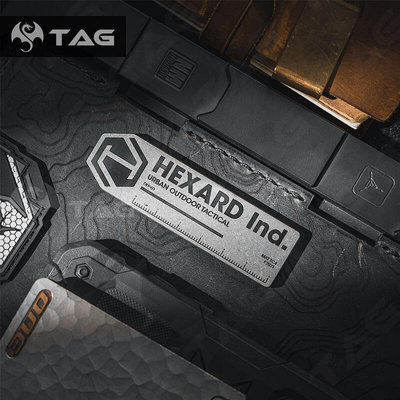 易匯空間 【TAG】HEXARD DFP-01金屬士氣臂章 戰術 機能 EDC 鈦合金 魔術貼HW1247