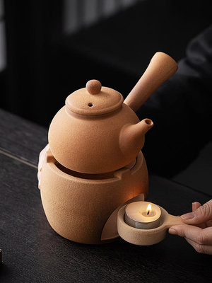蠟燭加熱溫茶爐套裝家用中式陶瓷保溫暖茶器小火爐戶外圍爐烤茶器