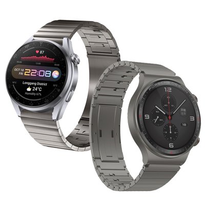 Ticwatch Pro X E2 S2 錶帶 22mm 不鏽鋼 凸頭 快拆 手錶帶