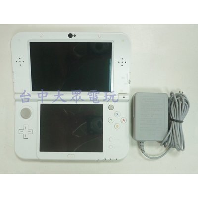 NEW 3DS LL 主機 日規 日版 (白色) +原廠充電器 **(二手主機-約8~9成新)【台中大眾電玩】