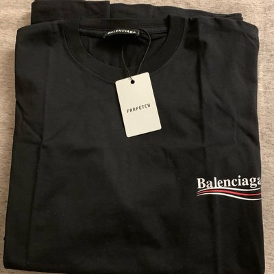 Balenciaga 巴黎世家 可樂T 短T 黑色素tee 全新正品 t-shirt 短袖T恤