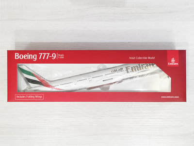 阿聯酋航空 飛機模型 波音 Boeing 777-9 民航機 客機 標準塗裝 1/200