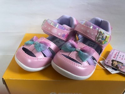 《日本Moonstar》2E系列時尚+機能涼鞋款小童段-粉(12-14.5cm)C1034