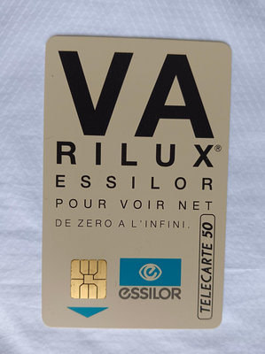 收藏電話卡 essilor VA RILUX ESSILOR 法國歐洲