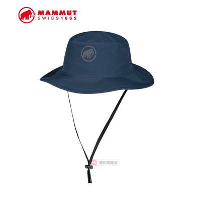 -滿3000-[雙和專賣店] MAMMUT 長毛象 Runbold Hat休閒輕量透氣漁夫帽/119104613/藍
