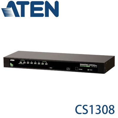 【MR3C】含稅附發票 ATEN 宏正 CS-1308 CS1308 8埠機架式KVM切換器 (USB,PS/2)