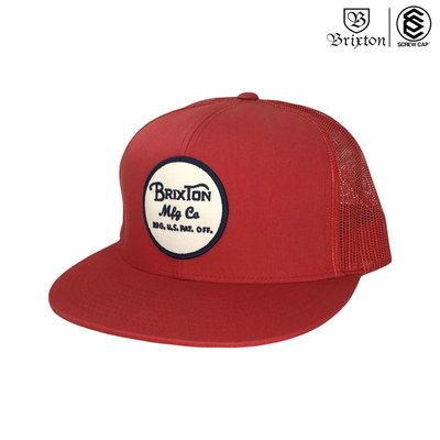 BRIXTON CAP WHEELER MESH CAP RED 網帽 棒球帽⫷ScrewCap⫸