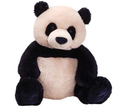 7762A 歐洲進口 限量品 可愛熊貓娃娃動物超萌熊貓小貓熊抱枕絨毛玩偶毛絨娃娃擺設玩具送禮禮物