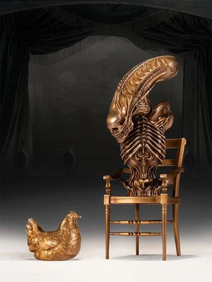 奧格瑞瑪 青銅鑄造 異形Alien胸像 歌謠版