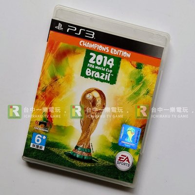 【優質二手電玩】A級品 光碟無刮 PS3 FIFA 世界盃足球賽 2014 巴西盃 英文版【台中一樂】