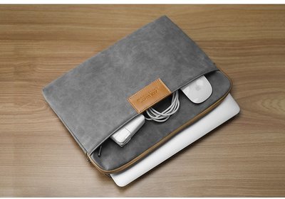 【 ANCASE 】 ASUS Zenbook 14X OLED 14 吋 羊巴PU革包套皮套保護包電腦包