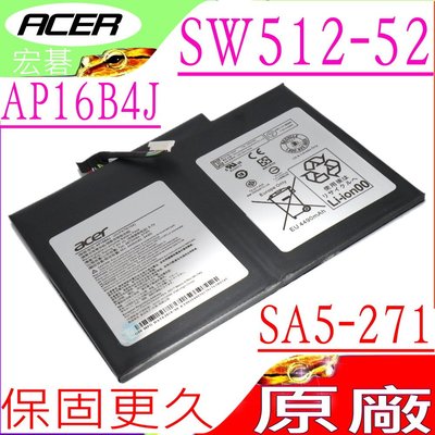 ACER AP16B4J 電池(原廠)-宏碁 SWITCH 5 SW512-52,SWITCH 7 SW71