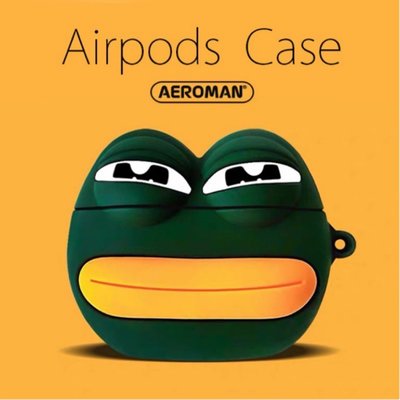 airpods pro 3 3代 1 2保護套 悲傷青蛙 可愛 青蛙 Pepe the frog 大眼蛙