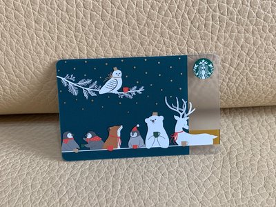 日本 星巴克 STARBUCKS 2018 聖誕 麋鹿 白熊 可愛動物 限量 隨行卡 儲值卡 星巴克卡 收藏