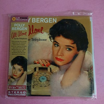 Polly Bergen All Alone By The Telephone 歐洲版復黑盤 CD 爵士人聲 B5